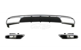 ΠΙΣΩ ΣΠΟΙΛΕΡ Mercedes E-Class W212 Facelift (2013-2016) E65 Design only Standard Bumper