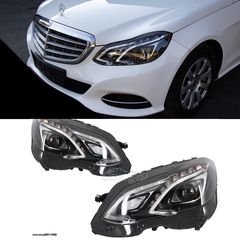 ΦΑΝΑΡΙΑ ΕΜΠΡΟΣ MERCEDES W212 (2013-2016) LED Xenon Facelift Design Headlights