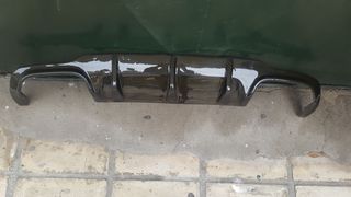 Mercedes W204 AMG diffuser πίσω προφυλακτήρα για τετραπλές εξατμίσεις C160 C180 C200 C220 C230 C240 C250 C-thumb-4