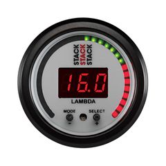 Stack Gauge, Wideband Air-Fuel Ratio (Lambda), Pro-Control, 52Mm, Wht