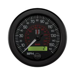 Stack Speedometer, Electronic, 88Mm, Blk, 0-160 Mph / 260 Km/H Programmable