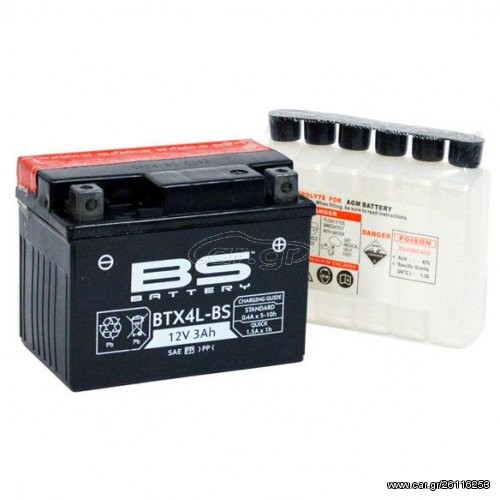 ΜΠΑΤΑΡΙA BS BATTERY BTX4L-BS