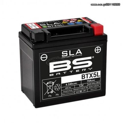 ΜΠΑΤΑΡΙA BS BATTERY BTX5L SLA