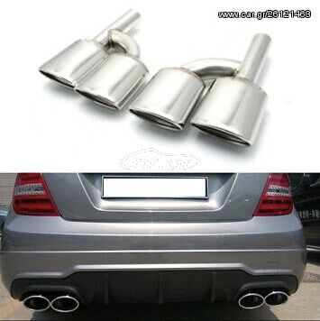 ΜΠΟΥΚΕΣ Mercedes C-Class E-Class S-Class CLS SL SLK W204 W211 W221 W219 E63 C63 AMG Design ΙNOX 304 stainless steel 