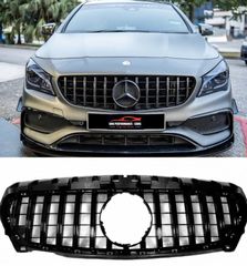 ΜΑΣΚΑ ΕΜΠΡΟΣ MERCEDES CLA C117 X117 W117 (2013-2018) CLA45 GT-R Panamericana Design All Black