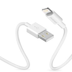 Dudao Dudao USB / δεδομένων Lightning καλώδιο φόρτισης 3Α 1m White (L1L λευκό) - (200-105-094)