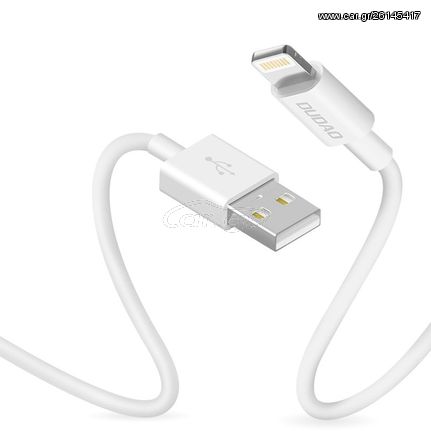 Dudao Dudao USB / δεδομένων Lightning καλώδιο φόρτισης 3Α 1m White (L1L λευκό) - (200-105-094)