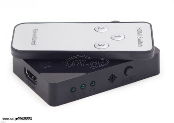 HDMI Switch 3 εισόδων και 1 εξόδου με τηλεχειριστήριο OEM