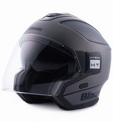 Κράνος Jet Blauer H.T. Solo H114 Titanium-Carbon-Black Matt