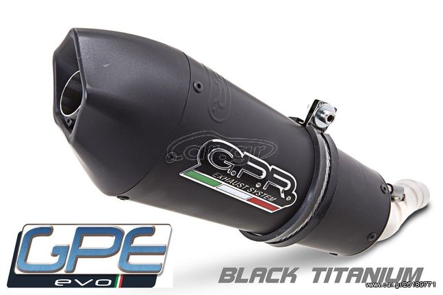 Gpr Ολόσωμη Εξάτμιση Gpe Anniversary Titanium Black Honda CBR 600 F 2011-2014 Racing Version