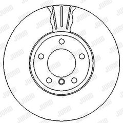 ΔΙΣΚΟΠΛΑΚΑ BMW 5 ΕΜΠΡΟΣ 324Χ30 - 562397B