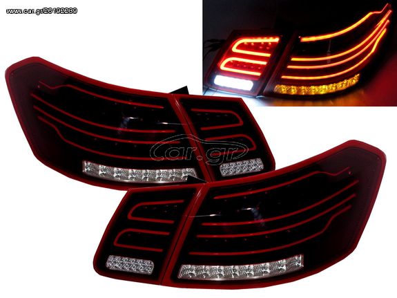 ΦΑΝΑΡΙΑ ΠΙΣΩ LED MERCEDES W212 (2009-2013) Facelift Look Red/Smoked