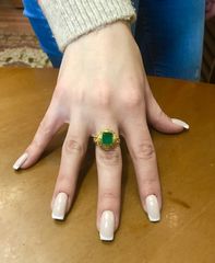 Δαχτυλιδι 18k με Σμαραγδι-thumb-8