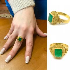 Δαχτυλιδι 18k με Σμαραγδι-thumb-12