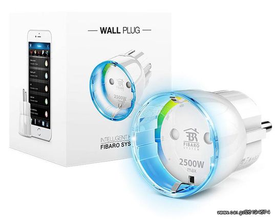FIBARO Wall Plug Διακόπτης ρελέ με την μορφή πρίζας από το έξυπνο συστήμα Fibaro | Geyer | FGWPF-102