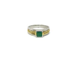 Δαχτυλιδι 18k με Σμαράγδι και Μπριγιάν-thumb-5