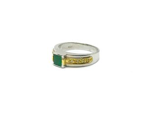 Δαχτυλιδι 18k με Σμαράγδι και Μπριγιάν-thumb-6
