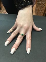 Δαχτυλιδι 18k με Σμαράγδι και Μπριγιάν-thumb-11