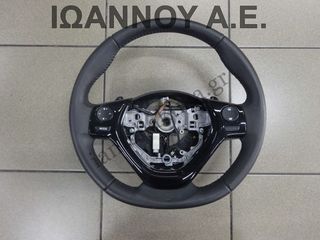 ΤΙΜΟΝΙ ΔΕΡΜΑΤΙΝΟ ΜΕ ΧΕΙΡΙΣΤΗΡΙΑ F1 45100-0H070 TOYOTA AYGO 2014 - 2015