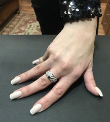 Δαχτυλιδι 18k με Ζαφειρια και Μπριγιαν-thumb-2