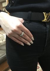 Δαχτυλιδι 18k με Ζαφειρια και Μπριγιαν-thumb-4