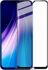 Πλήρες τζάμι Tempered Glass για Xiaomi Redmi note 8T 21D Full Glue - Μαύρο (ΟΕΜ)