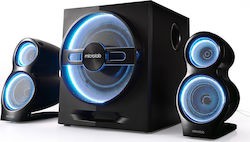 Microlab ηχεία Τ10 2.1 Μαύρα
