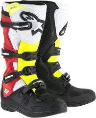 ΜΠΟΤΕΣ ALPINESTARS TECH 5 Μαύρο/Λευκό/Κόκκινο/Κίτρινο Fluo