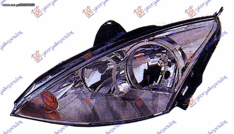 Φανάρι Εμπρός FORD FOCUS ( DBW ) Hatchback / 3dr 2002 - 2004 ( MK1B ) 1.4 16V  ( FXDA  ) (75 hp ) Βενζίνη #014705293