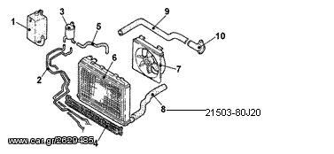 ΚΟΛΛΑΡΟ ΨΥΓΕΙΟΥ-NISSAN/P10 PRIMERA-DSL- ΚΑΤΩ     