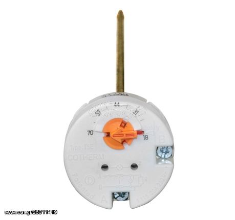 Θερμοστάτης θερμοσίφωνα κουμπωτός 145-44502 EUROLAMP