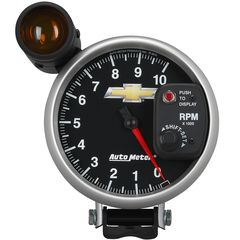 Autometer Gauge, Tach, 5", 10K Rpm, Pedestal W/ Ext. Shift-Lite, Gm Copo Camaro