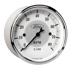 Autometer Gauge, Tachometer, 3 1/8", 8K Rpm, In-Dash, Ford Masterpiece