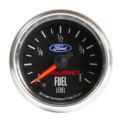 Autometer Gauge, Fuel Level, 2 1/16", 0-280Ω Programmable, Ford Racing