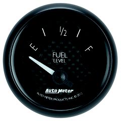 Autometer Gauge, Fuel Level, 2 1/16", 0 To 90Ω, Elec, Gt