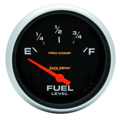 Autometer Gauge, Fuel Level, 2 5/8", 240 To 33Ω, Elec, Pro-Comp