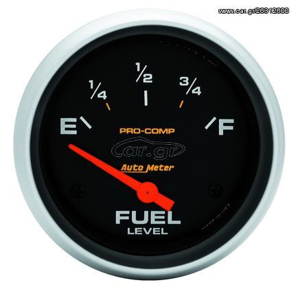 Autometer Gauge, Fuel Level, 2 5/8", 240 To 33Ω, Elec, Pro-Comp