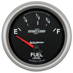 Autometer Gauge, Fuel Level, 2 5/8", 0 To 90Ω, Elec, Sport-Comp Ii