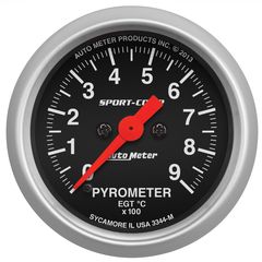 Autometer Gauge, Pyrometer (Egt), 2 1/16", 900ºc, Digital Stepper Motor, Sport-Comp