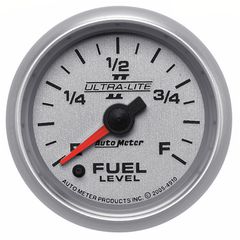 Autometer Gauge, Fuel Level, 2 1/16", 0-280Ω Programmable, Ultra-Lite Ii
