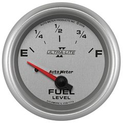 Autometer Gauge, Fuel Level, 2 5/8", 0 To 90Ω, Elec, Ultra-Lite Ii