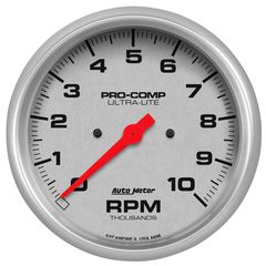 Autometer Gauge, Tachometer, 5", 10K Rpm, In-Dash, Ultra-Lite