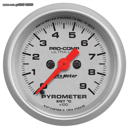 Autometer Gauge, Pyrometer (Egt), 2 1/16", 900ºc, Digital Stepper Motor, Ultra-Lite