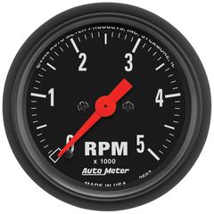 Autometer Gauge, Tachometer, 2 1/16", 5K Rpm, In-Dash, Z-Series