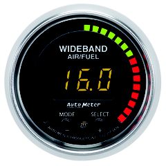 Autometer Gauge, Air/Fuel Ratio-Pro, 2 1/16", 10:1-20:1, Digital W/ Peak & Warn, Gs