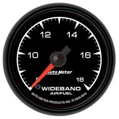 Autometer Gauge, Air/Fuel Ratio-Wideband, Analog, 2 1/16", 8:1-18:1, Stepper Motor, Es