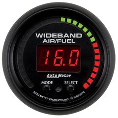 Autometer Gauge, Air/Fuel Ratio-Pro, 2 1/16", 10:1-20:1, Digital W/ Peak & Warn, Es
