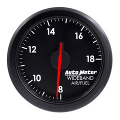 Autometer 2-1/16" Wideband A/F, Airdrive, Black