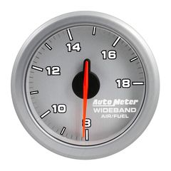 Autometer 2-1/16" Wideband A/F, Airdrive, Silver