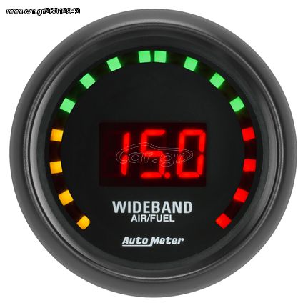 Autometer Gauge, Air/Fuel Ratio-Wideband, Street, 2 1/16", 10:1-17:1, Digital, Z-Series